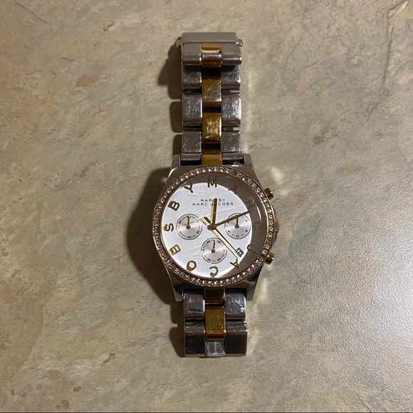 Marc By Marc Jacobs gold and silver Two Tone Stainless Steel Watch 40mm - Picture 4 of 5